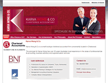 Tablet Screenshot of karvawong.com.au